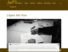 Tablet Screenshot of lopezdeloso.com